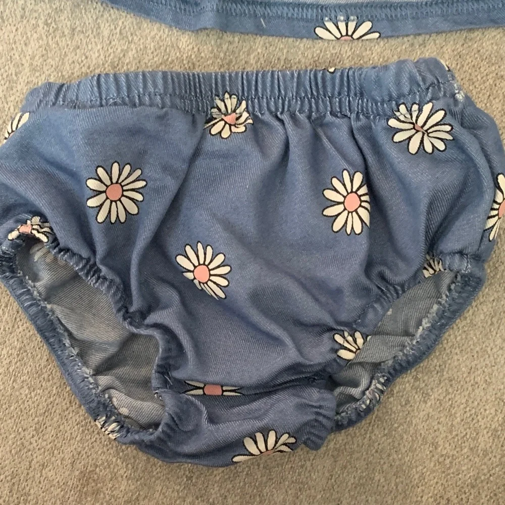 Disney Baby 0-3 months Blue and White Kids Outfit Set Winnie and Piglet - Picture 5 of 7